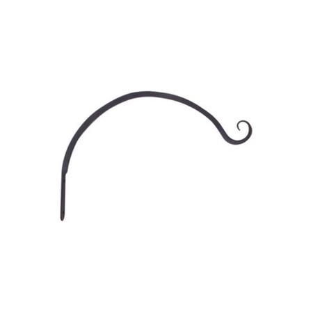 Dare2Decor 7 in. Curved Hanging Plant Hook Black DA3242005